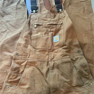 Carhartt Tan Overalls 32X32
